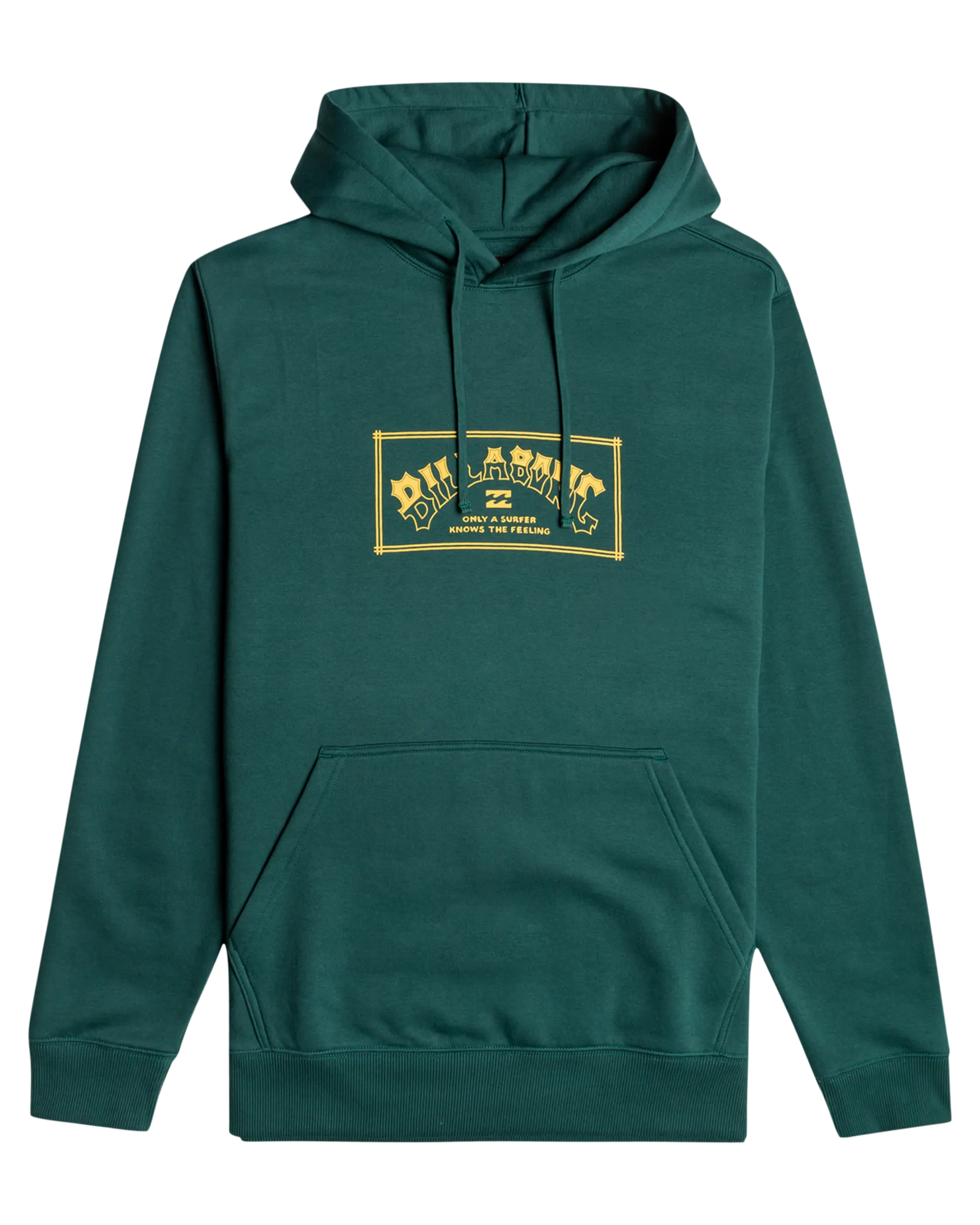 Arch Print Hoodie in Deep Teal