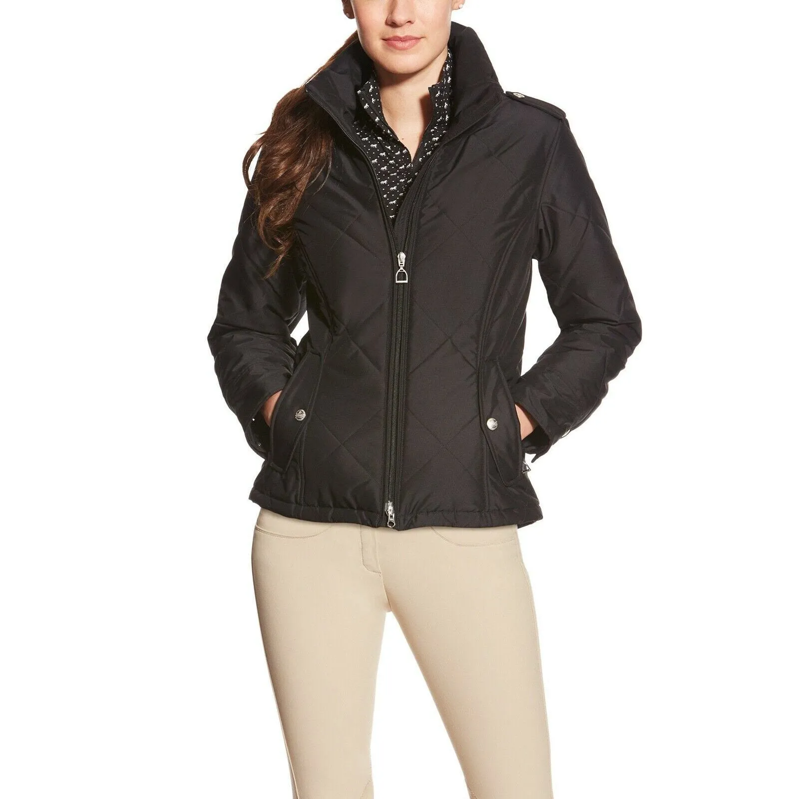 Ariat Ladies Terrace Black Insulated Weatherproof Jacket 10017815