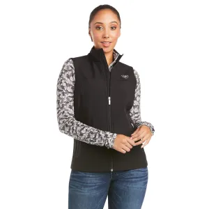 Ariat Women's Logo 2.0 Softshell Vest - Black (Available in Regular and Plus Sizes)