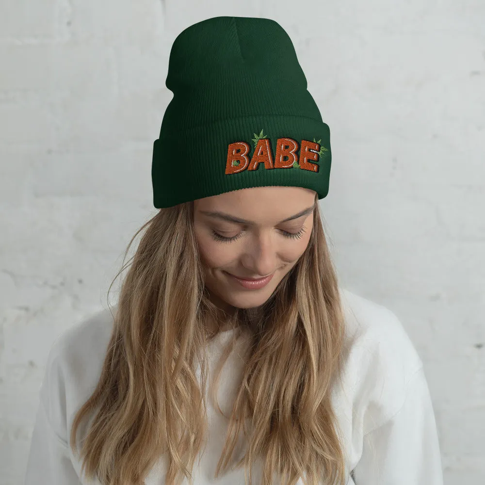 BABE KUSH Cuffed Beanie