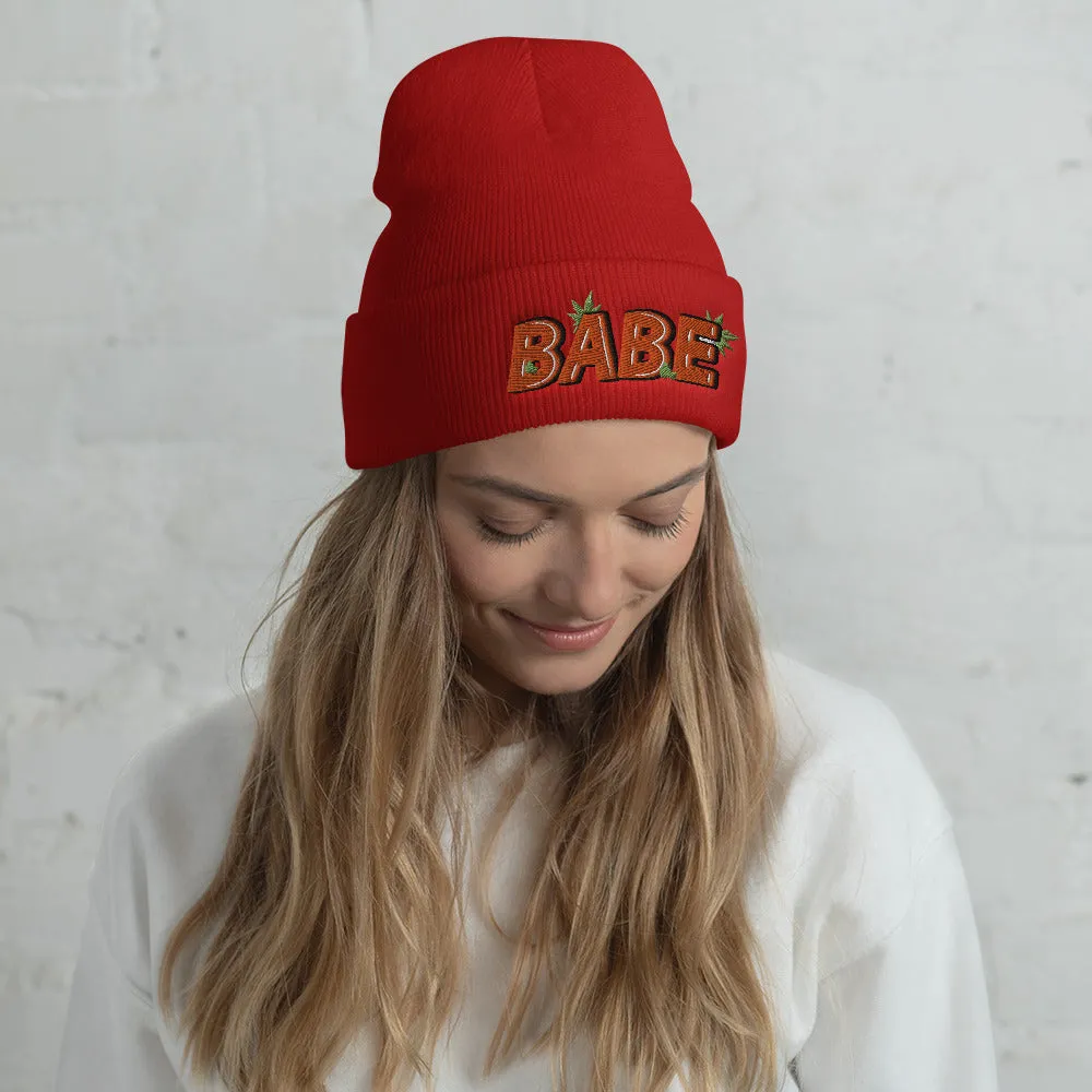 BABE KUSH Cuffed Beanie