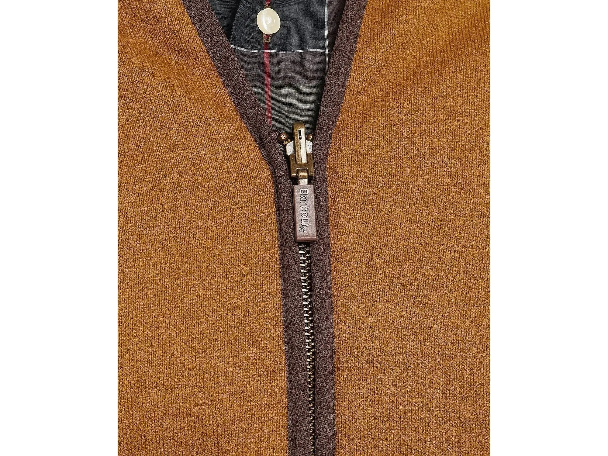 Barbour Warm Pile Waistcoat/Zip-In Liner in Brown