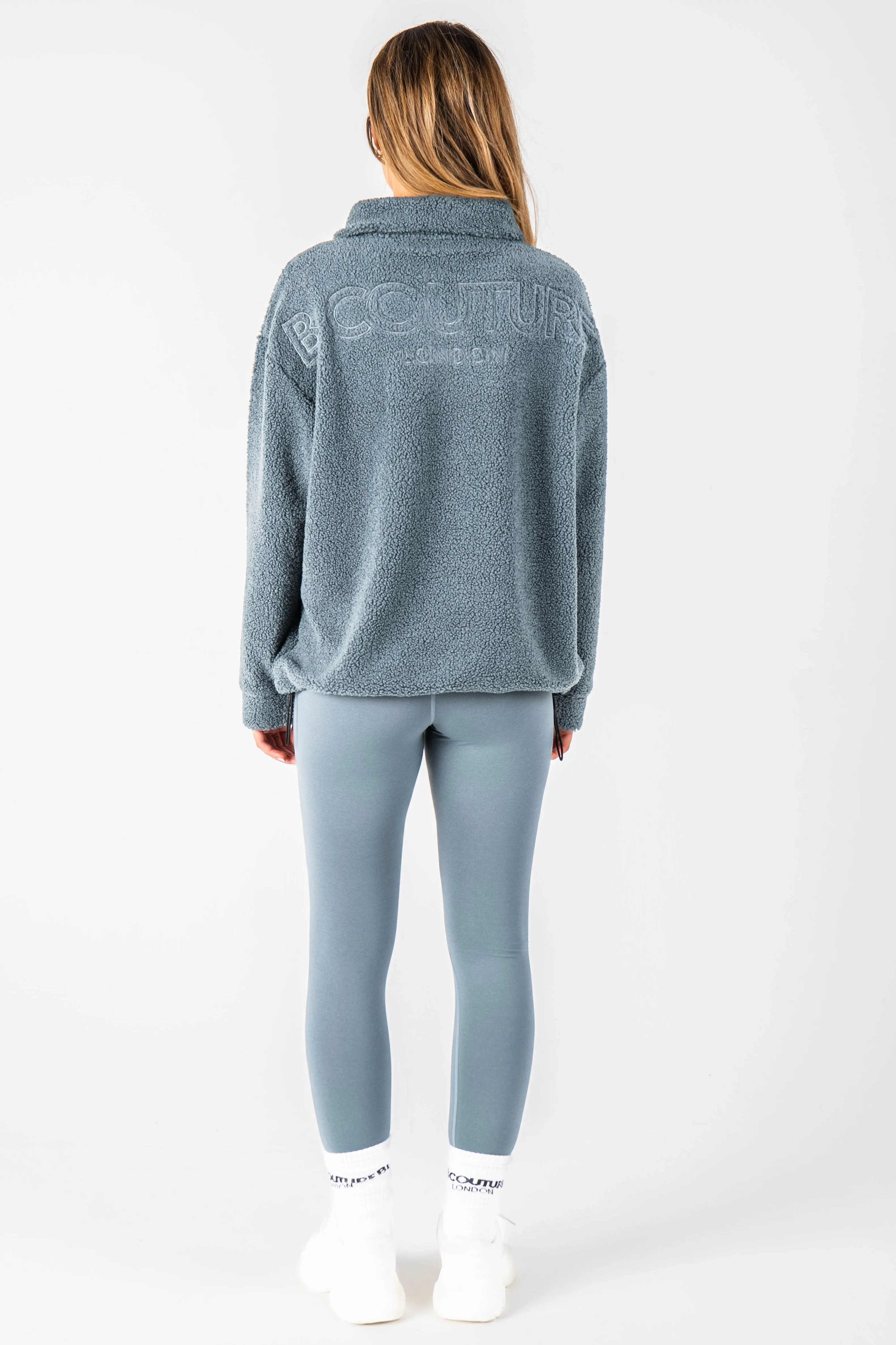 Belmore Borg Jumper & Leggings Set - Teal