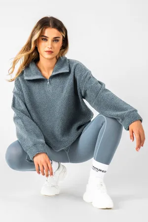 Belmore Borg Jumper & Leggings Set - Teal