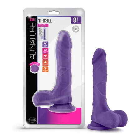 Blush Au Naturel Bold Thrill 8.5 Dildo - Purple