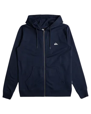 Boys Basic Zip Hoodie in Navy Blazer