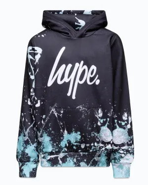 Boys Cold Splat Hoodie in Black