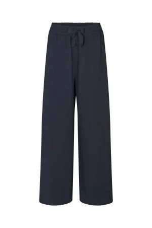 Calla - Light stretch relaxed pants I Navy