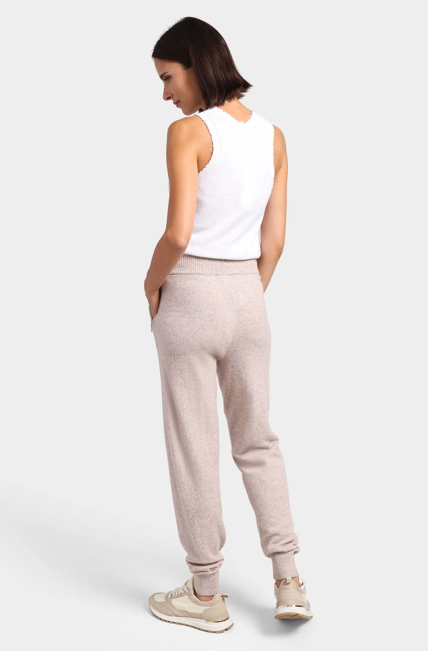 Cashmere Relaxed Joggers with Pockets