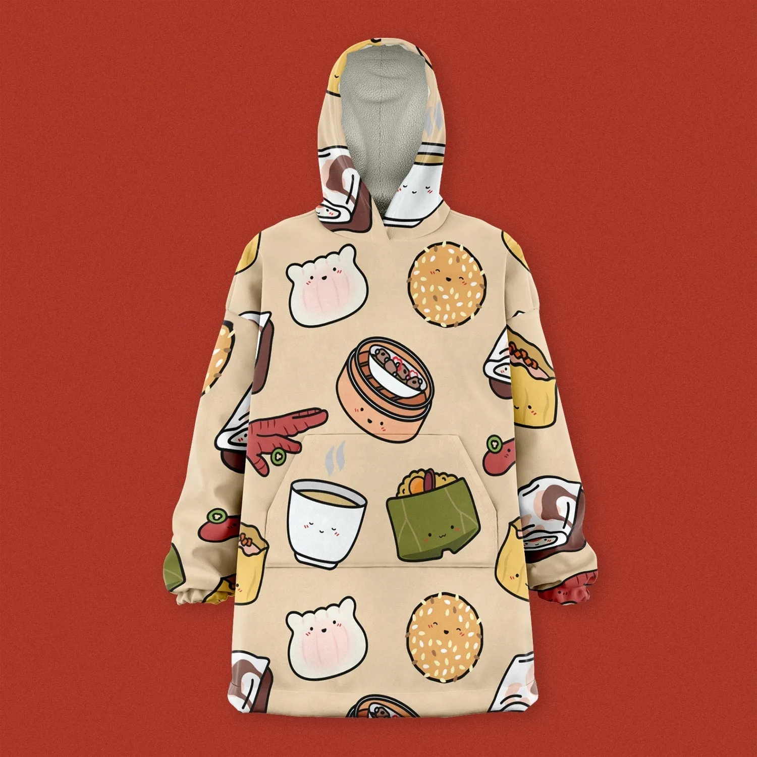 Dim Sum Snug Blanket Hoodie