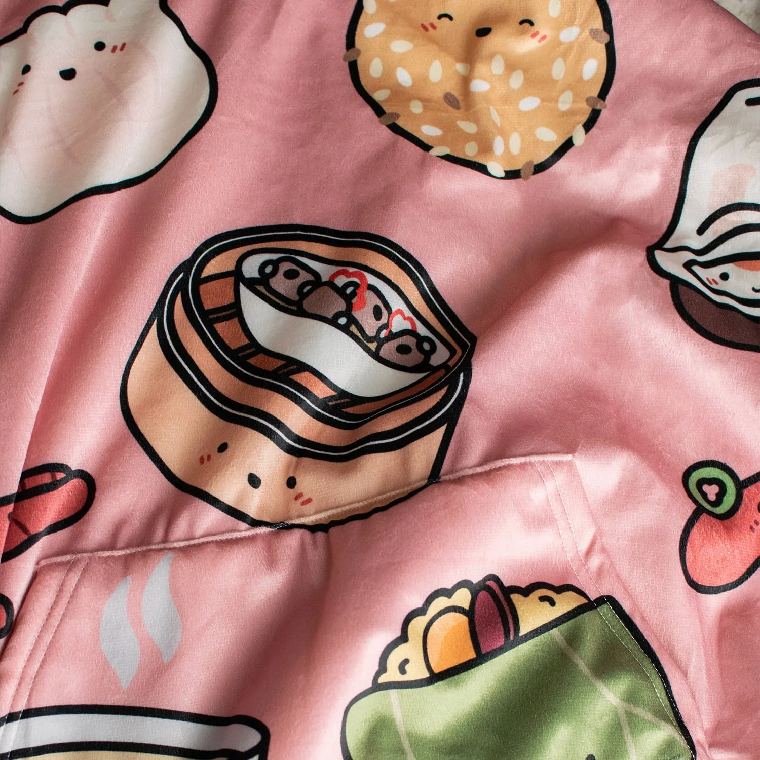 Dim Sum Snug Blanket Hoodie