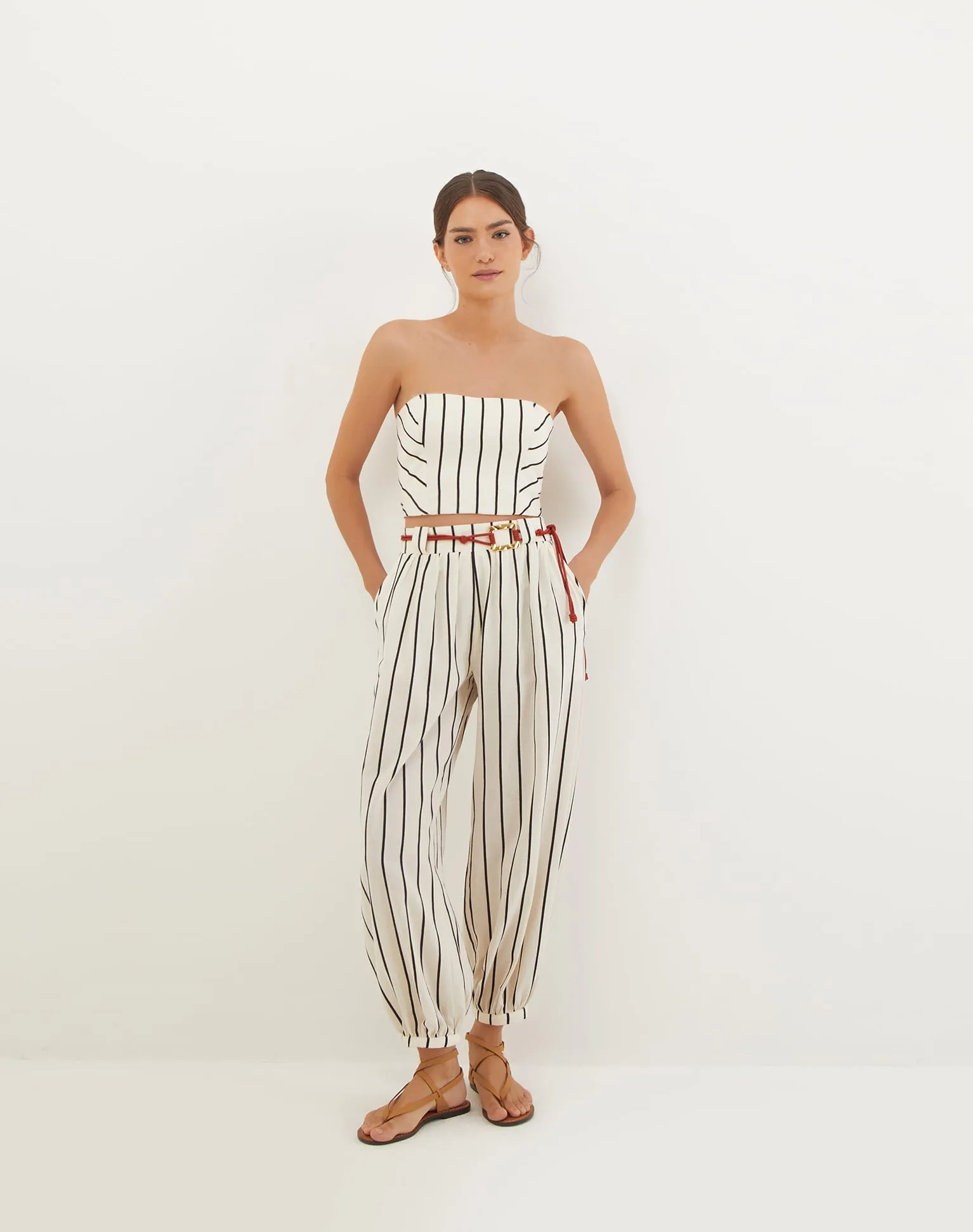 Dina Pegged Pants - Serpentine