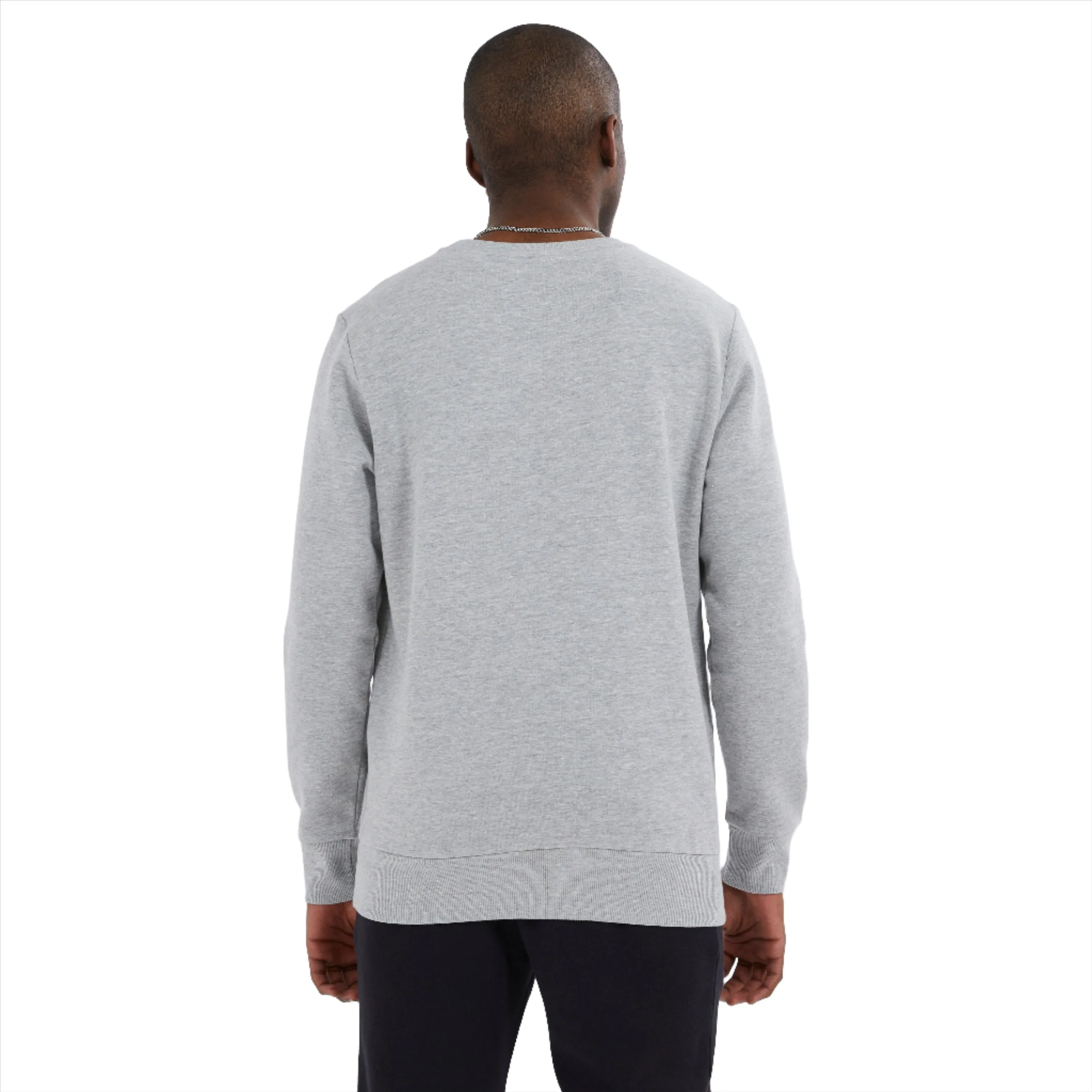 Ellesse Mens Kiamto Sweatshirt Grey Marl