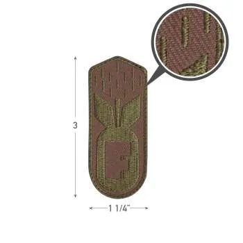 F-Bomb Patch With Hook Back - Coyote Brown