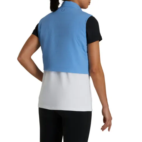 FJ Womens Layered Insulated Vest - LIGHT BLUE/WHITE