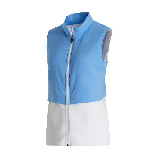 FJ Womens Layered Insulated Vest - LIGHT BLUE/WHITE