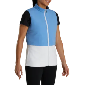 FJ Womens Layered Insulated Vest - LIGHT BLUE/WHITE