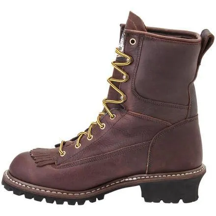 Georgia Men's 8" Steel Toe Waterproof Logger Work Boots - Brown G7313