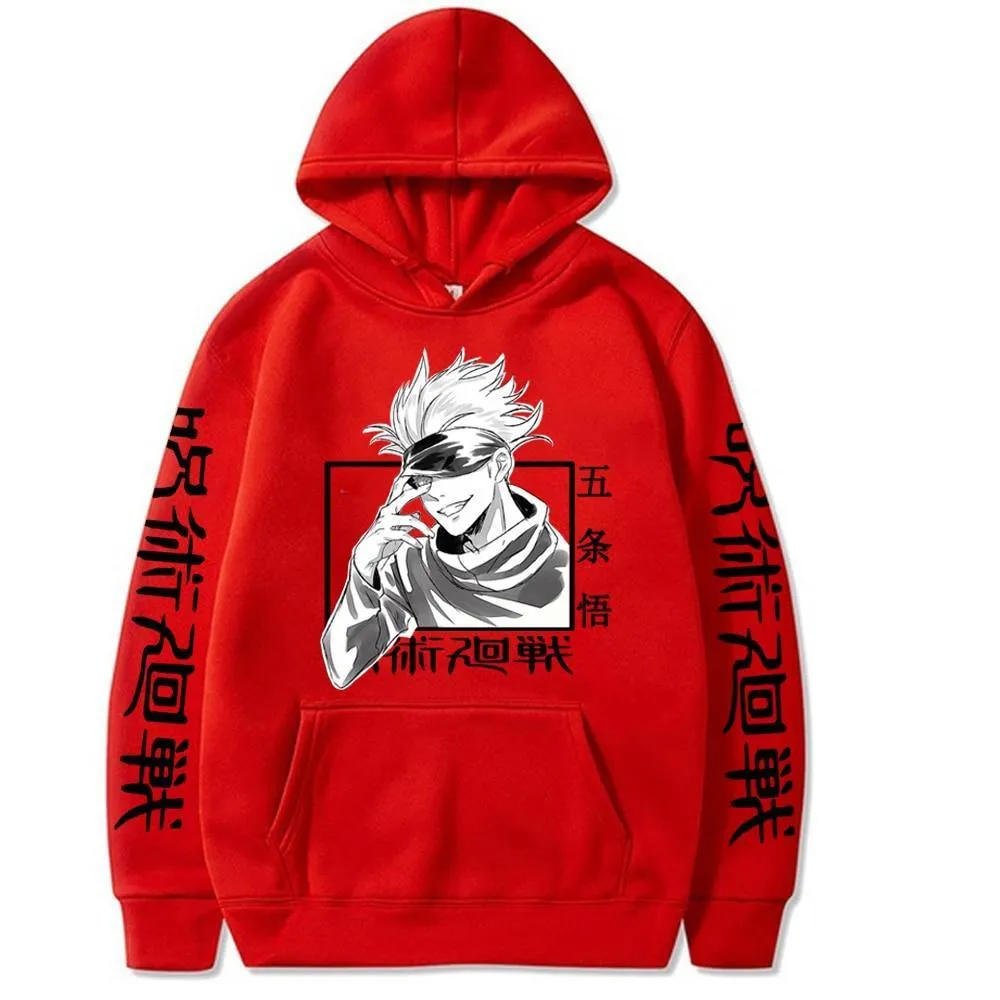 Gojo Satoru Hoodie with pockets Jujutsu Kaisen (Colors Available)