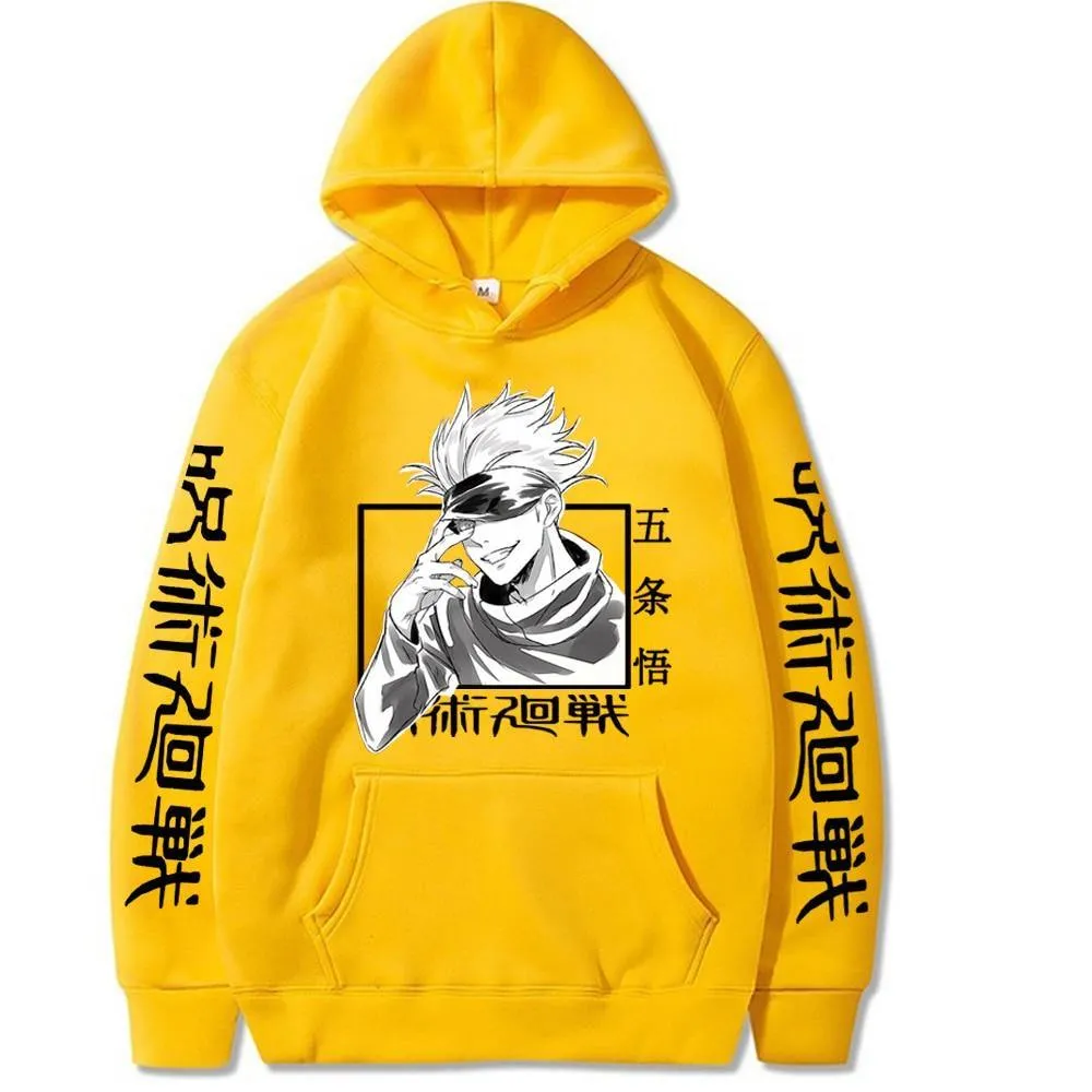 Gojo Satoru Hoodie with pockets Jujutsu Kaisen (Colors Available)