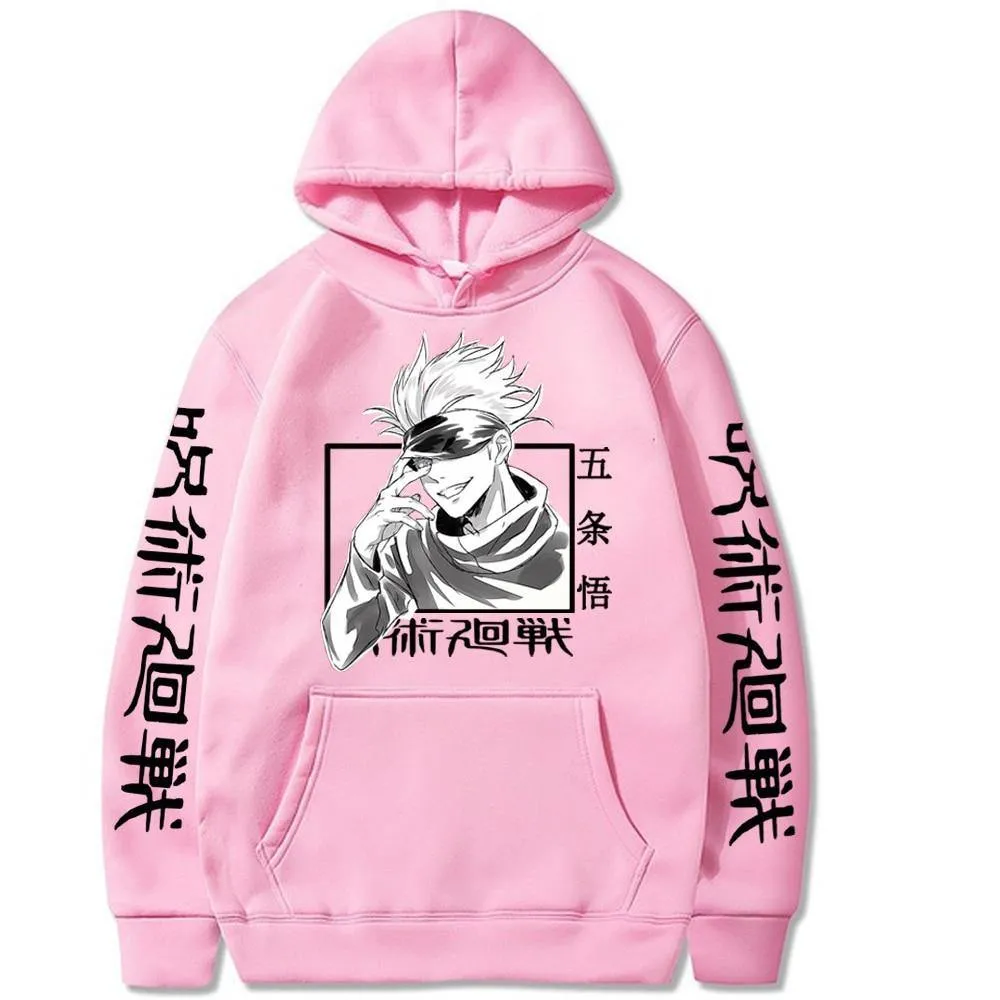 Gojo Satoru Hoodie with pockets Jujutsu Kaisen (Colors Available)