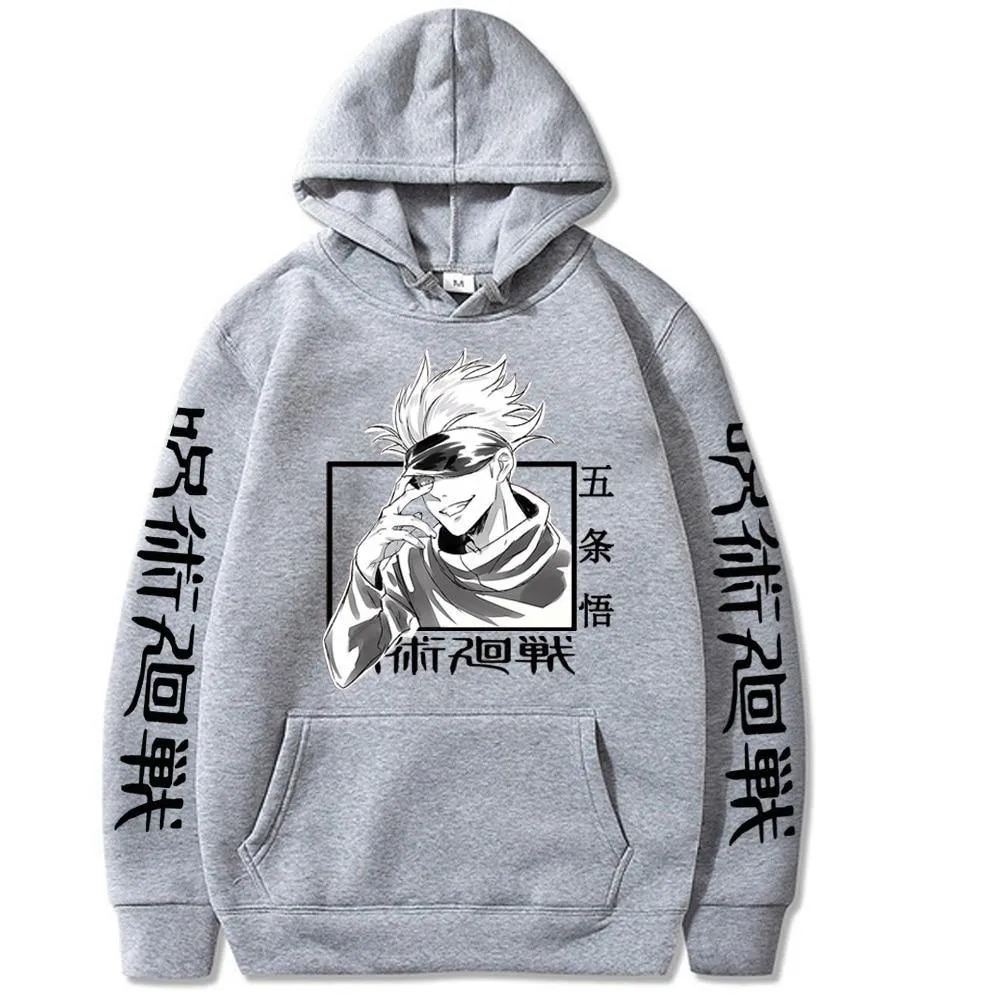 Gojo Satoru Hoodie with pockets Jujutsu Kaisen (Colors Available)