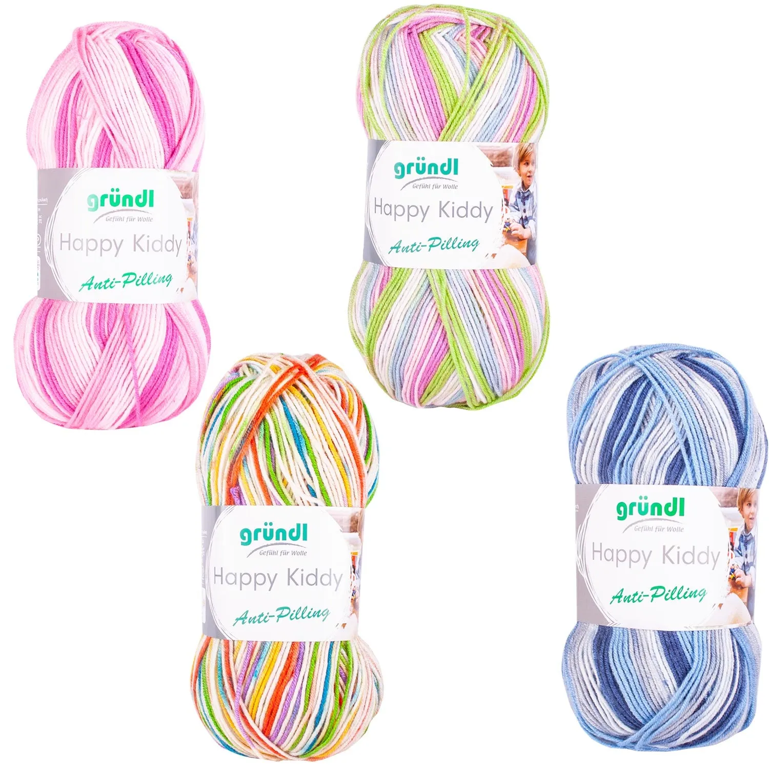 Grundl Happy Kiddy Anti-Pilling Wool