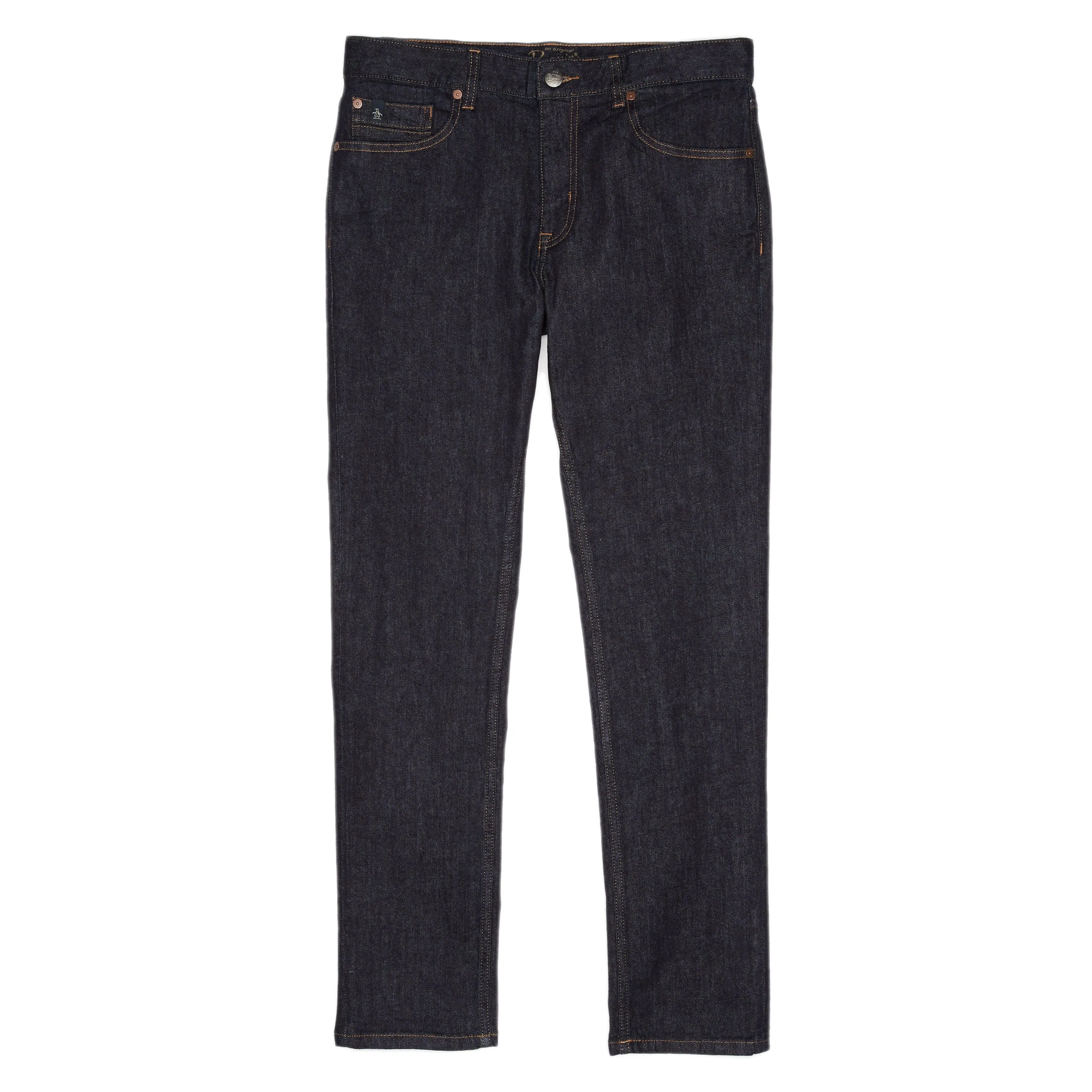 Indigo Rinse Slim Fit Stretch Denim Trousers