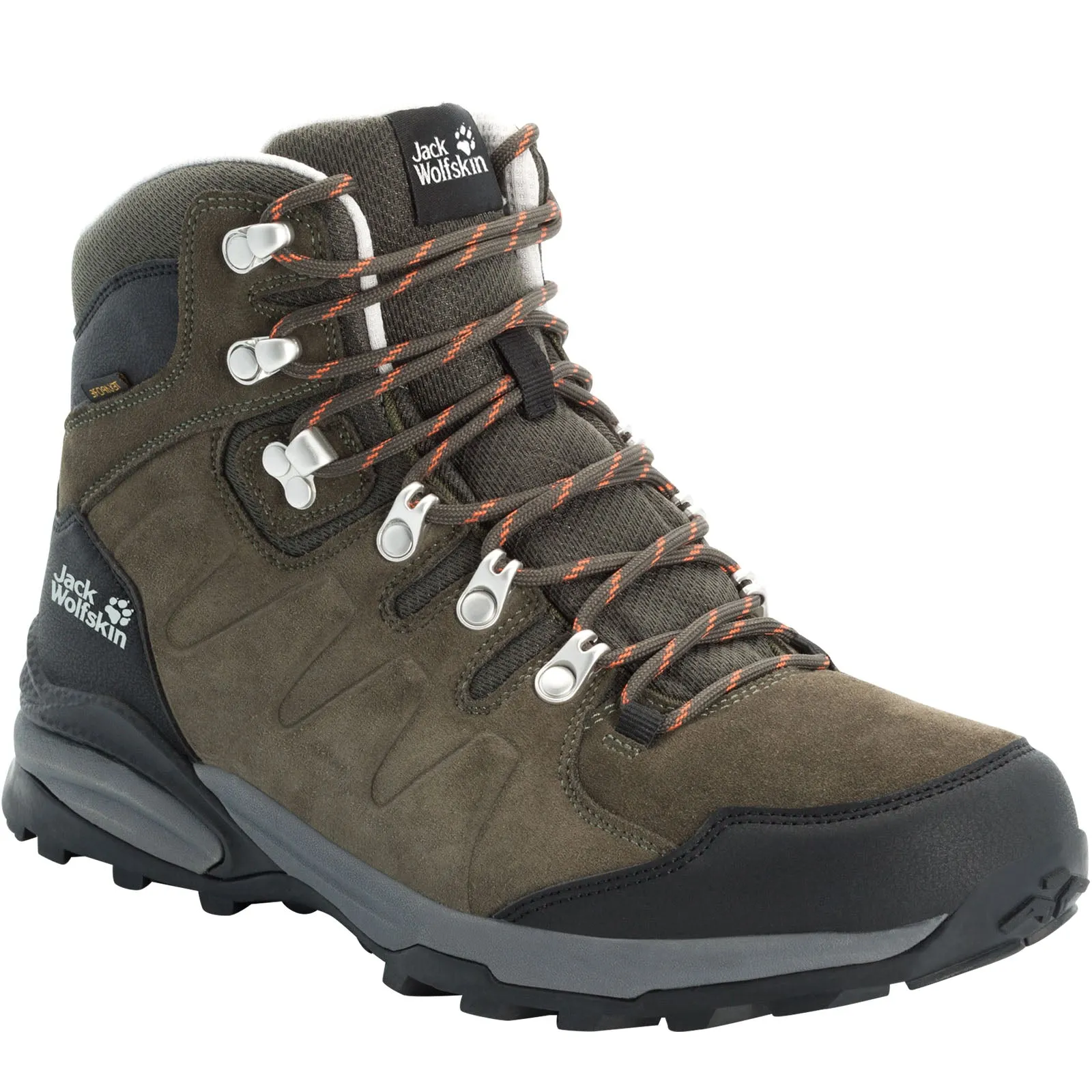 Jack Wolfskin Mens Refugio Texapore Waterproof Leather Walking Boots