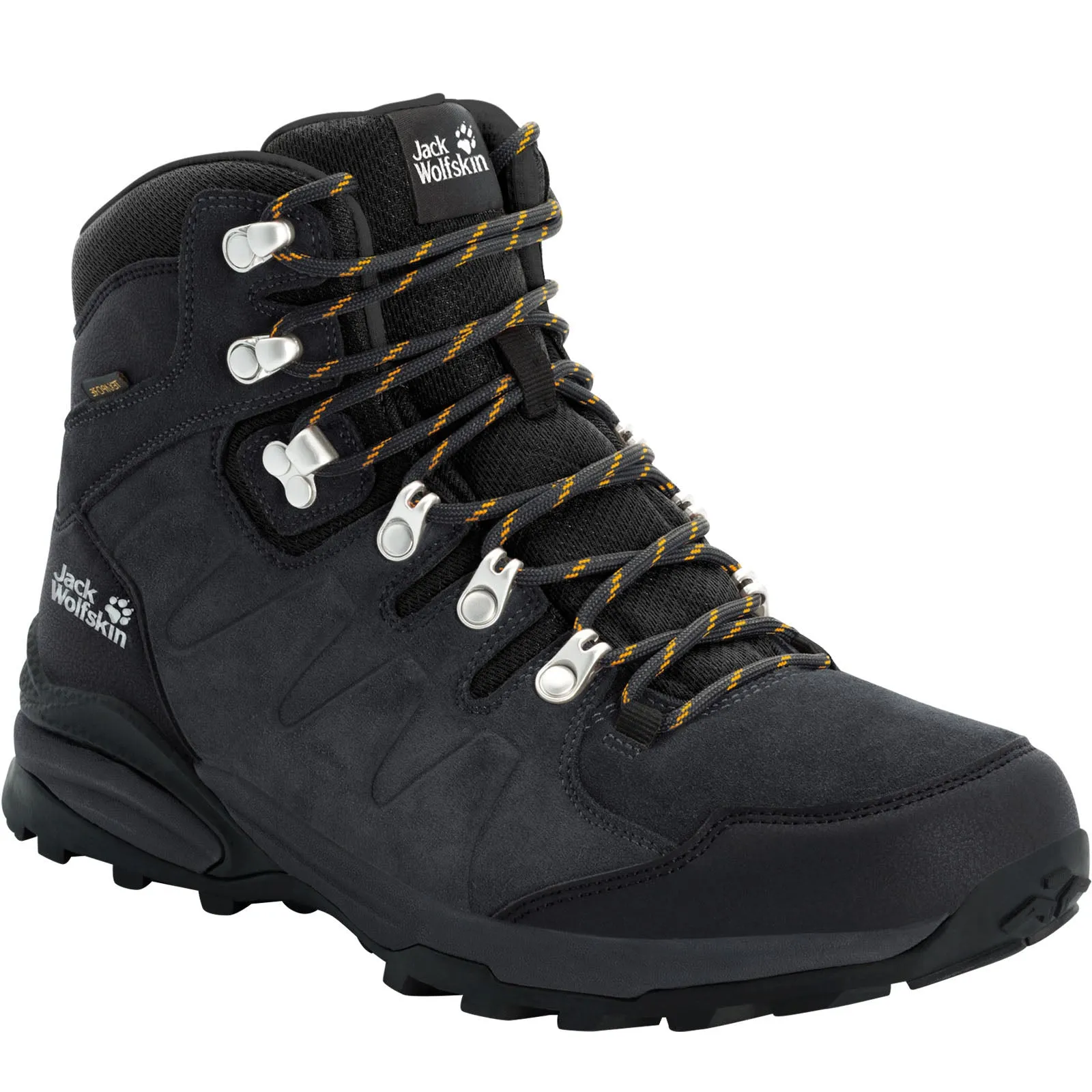 Jack Wolfskin Mens Refugio Texapore Waterproof Leather Walking Boots