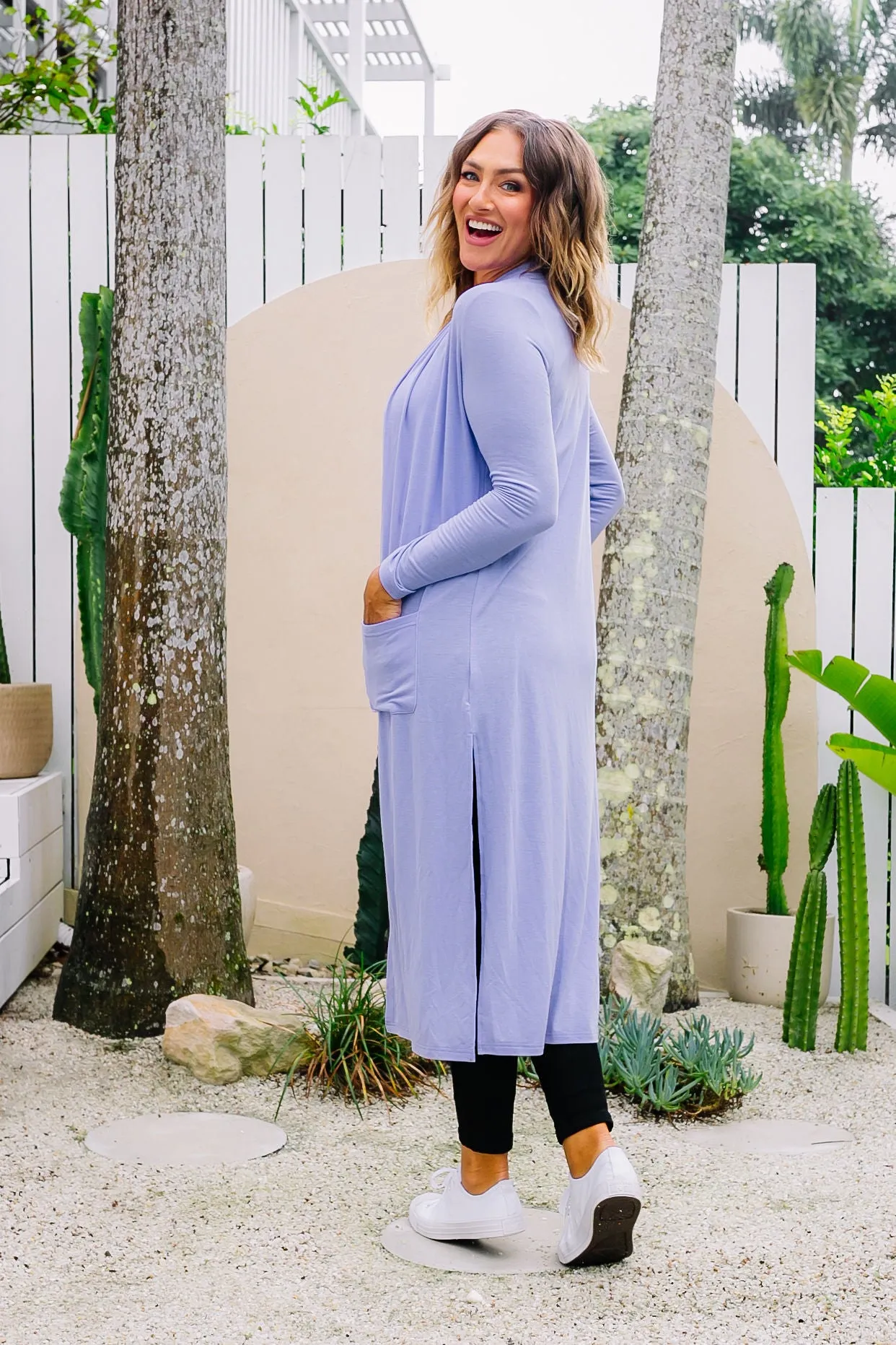 Jane Cardigan in Lavender