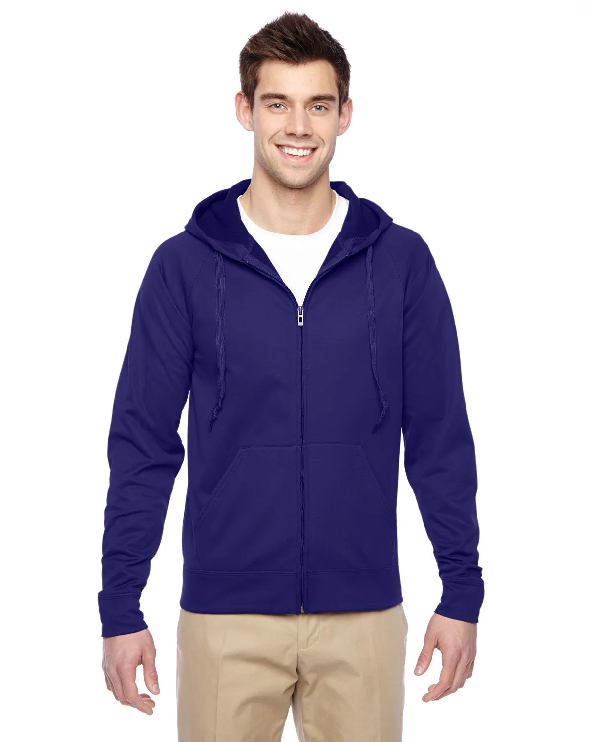 Jerzees PF93MR Adult 6 oz. DRI-POWER SPORT Full-Zip Hooded Sweatshirt