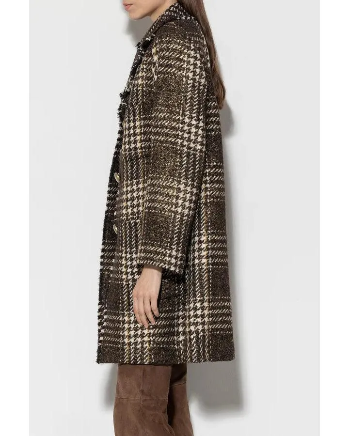 Luisa Cerano Vintage Check Coat