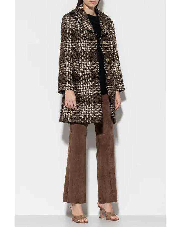 Luisa Cerano Vintage Check Coat