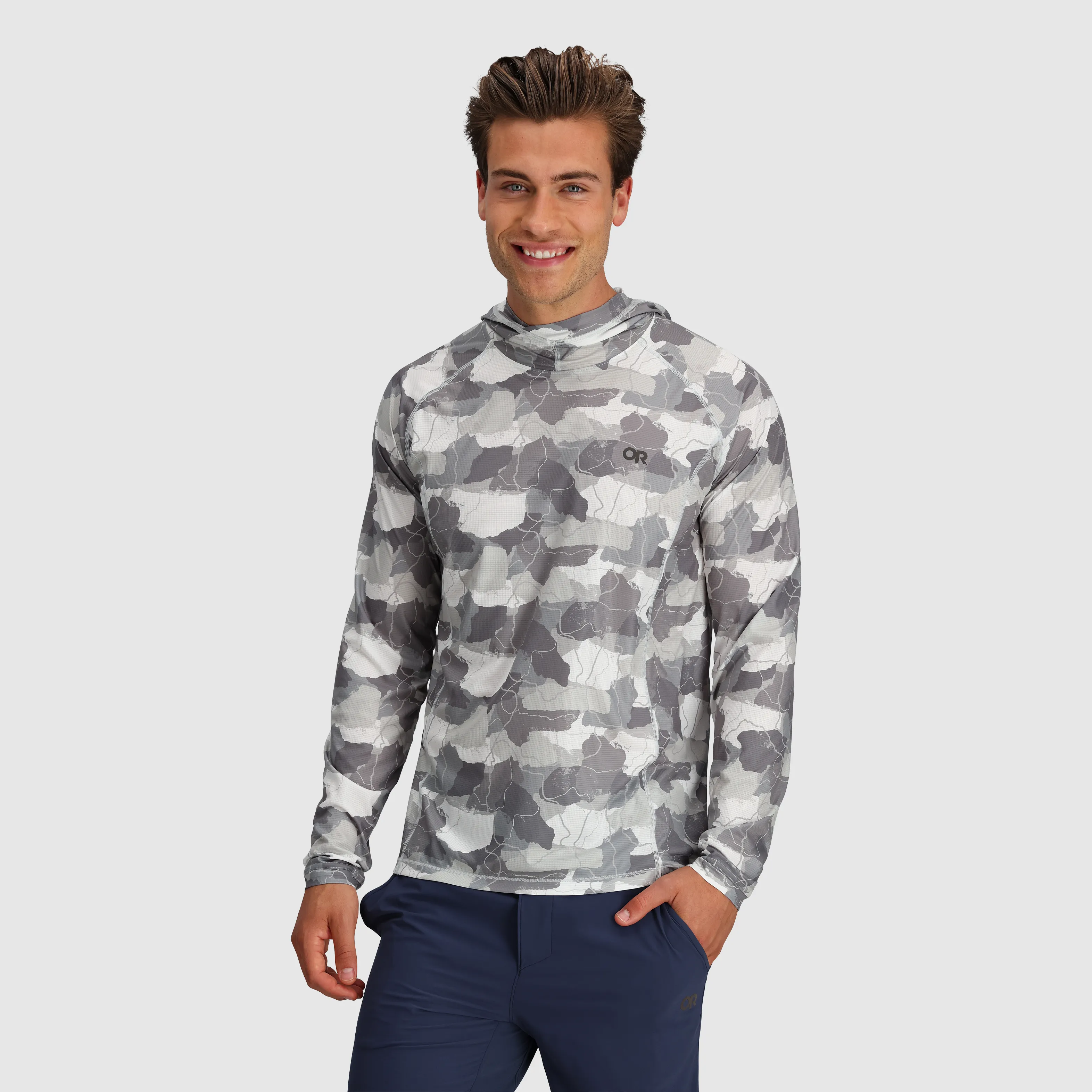 Men's Echo Printed Hoodie