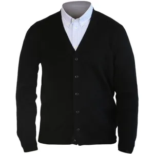 Mens Merino Wool Button Sweater