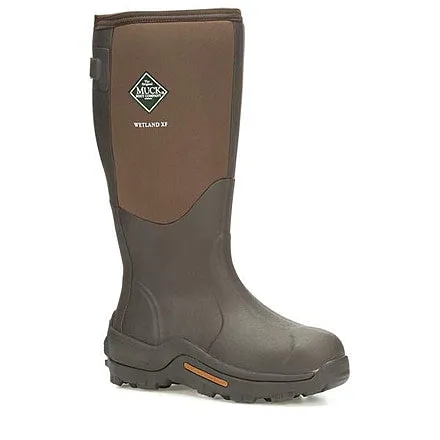 Muck Boot Men's Wetland XF (Wide-Calf) Rubber Boot - Brown MWET-900