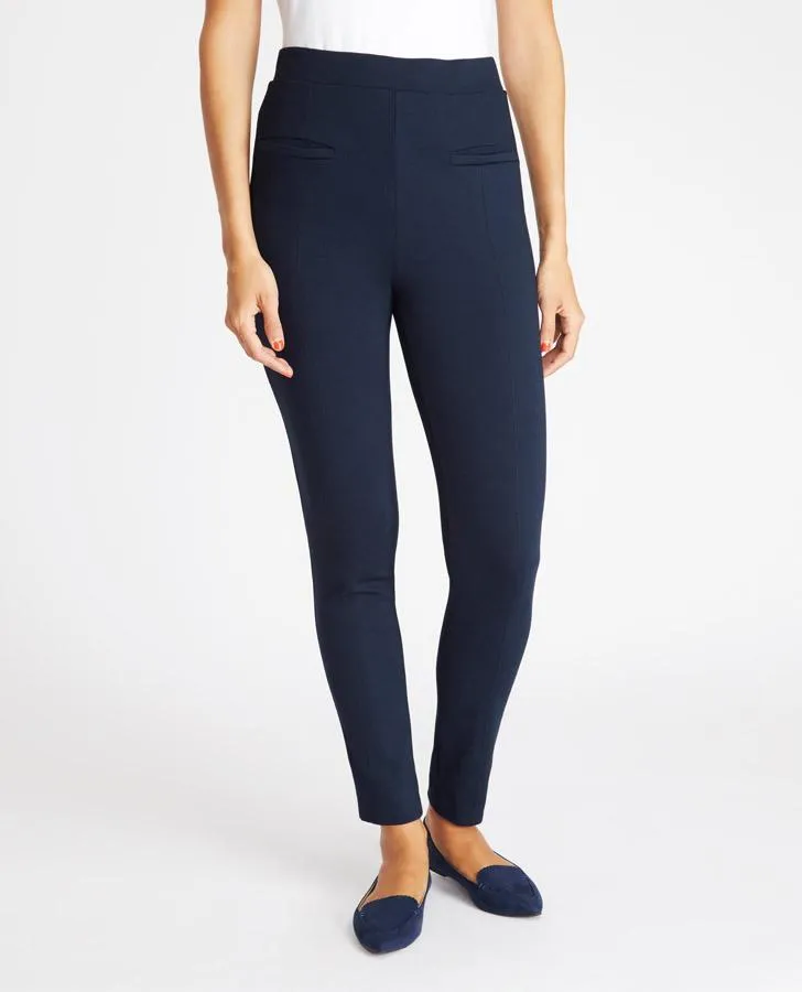 Navy Ponte Jeggings