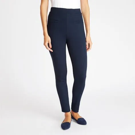 Navy Ponte Jeggings