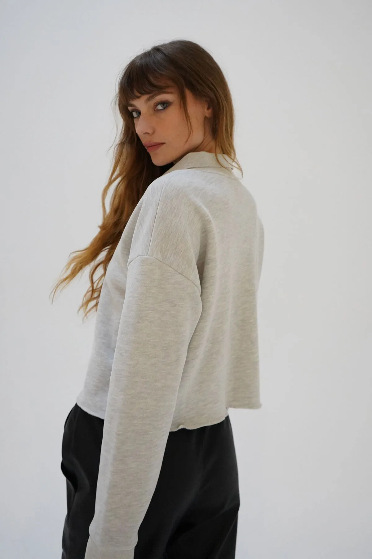 Nicks Pullover - Heather Grey