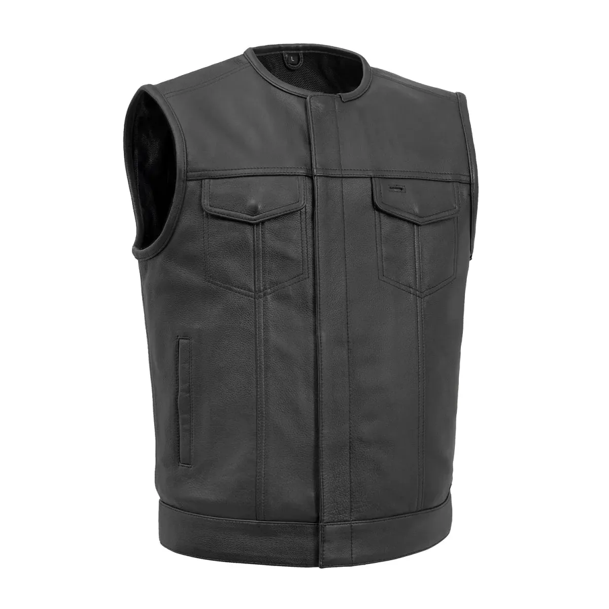 No Rival - Men's Motorcycle Leather Vest