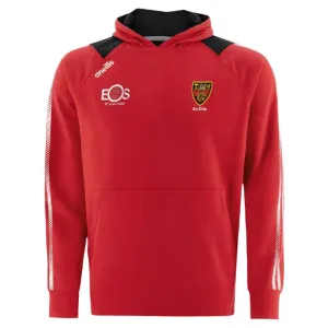 O’Neills Kids Hoodie Down GAA Dynamo Fleece Red/Black/White