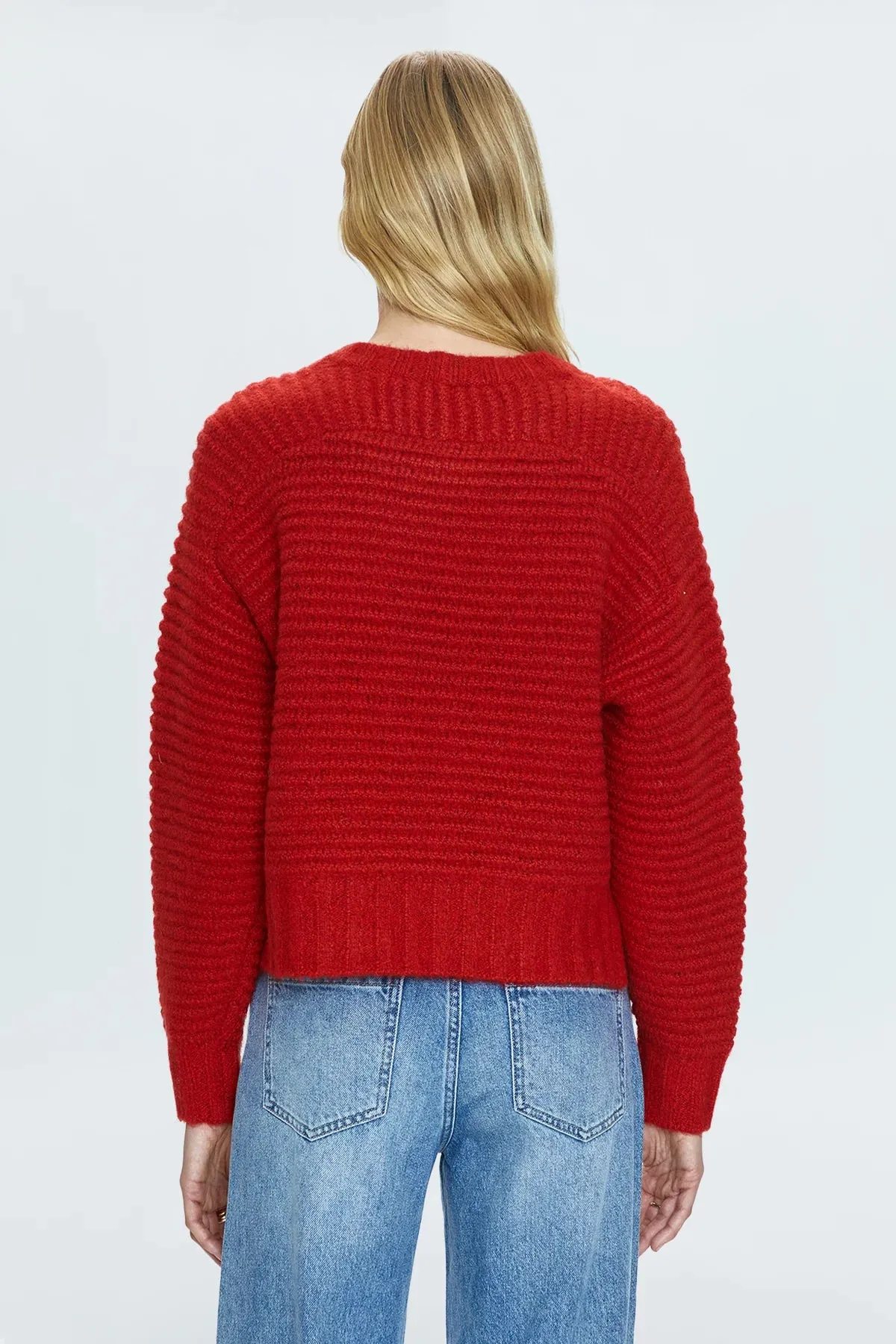 PIS Adina Everyday Sweater in Rouge Red