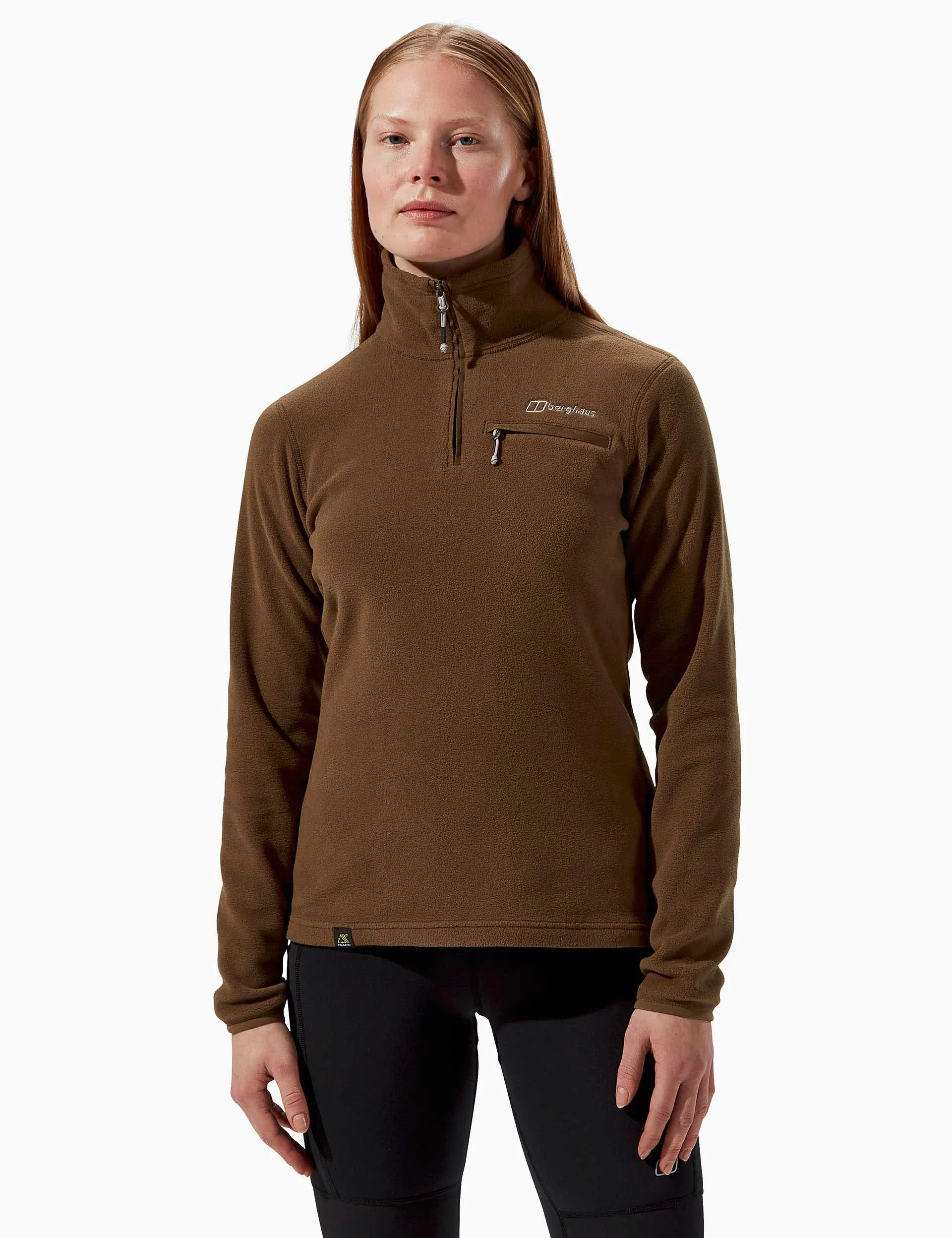 Prism 2.0 Micro Half Zip Fleece - Bark Brown