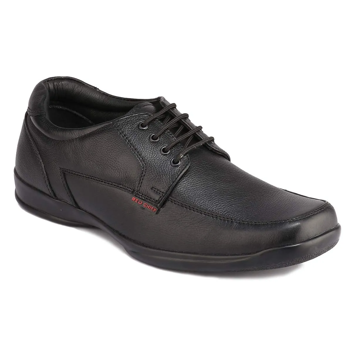 Red Chief Formal Derby Shoes for Men Black