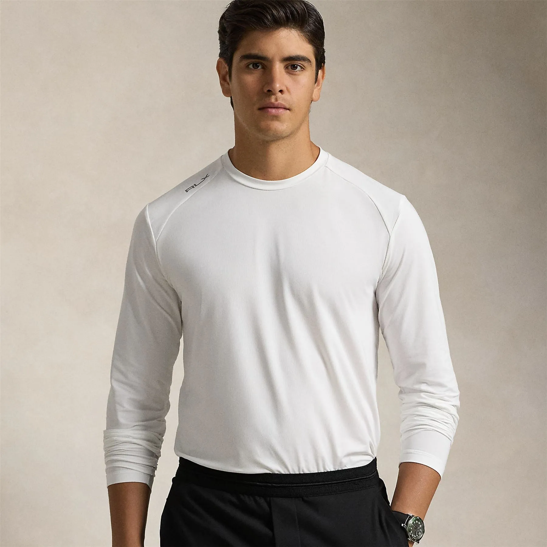 RLX Micro Mesh Pullover Ceramic White - AW24