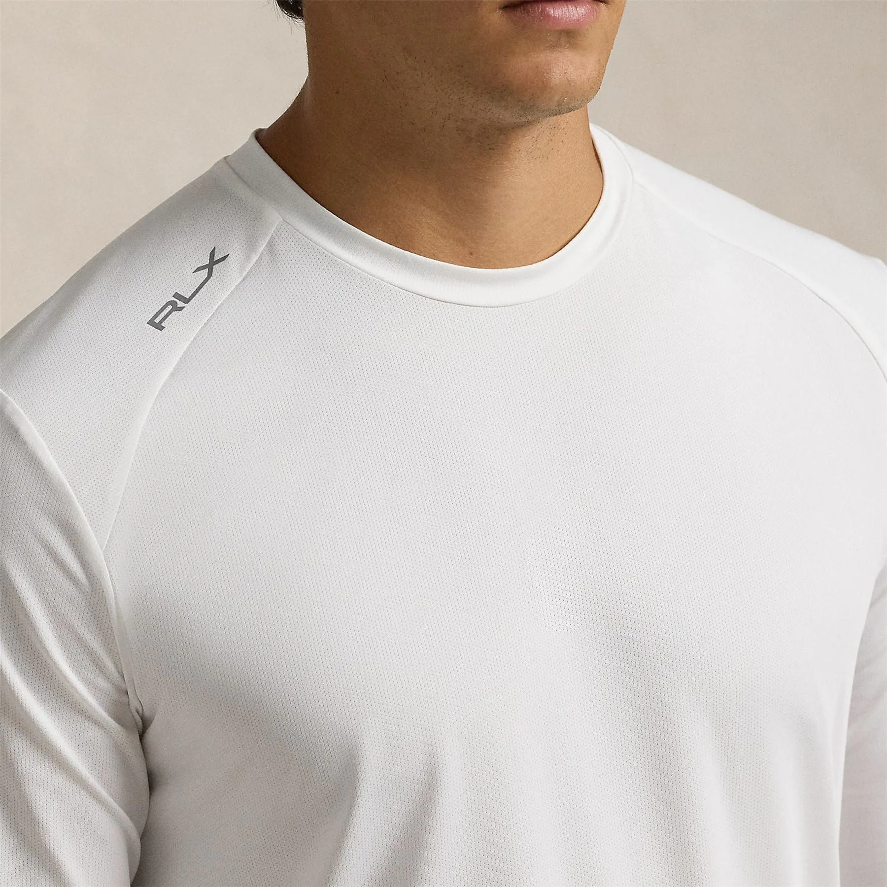 RLX Micro Mesh Pullover Ceramic White - AW24