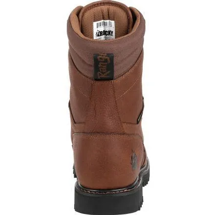 Rocky Men's Ranger 8" Waterproof Hunt Boot - Brown - RKS0437