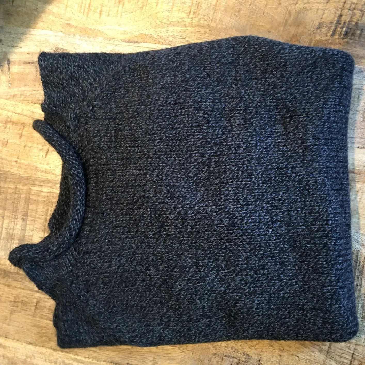 Roll Neck Alpaca Sweater