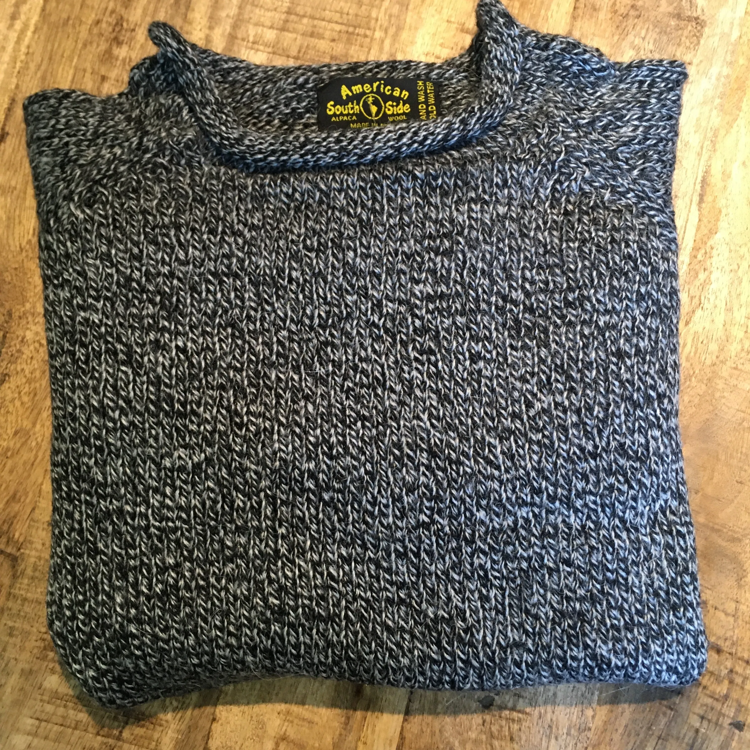 Roll Neck Alpaca Sweater